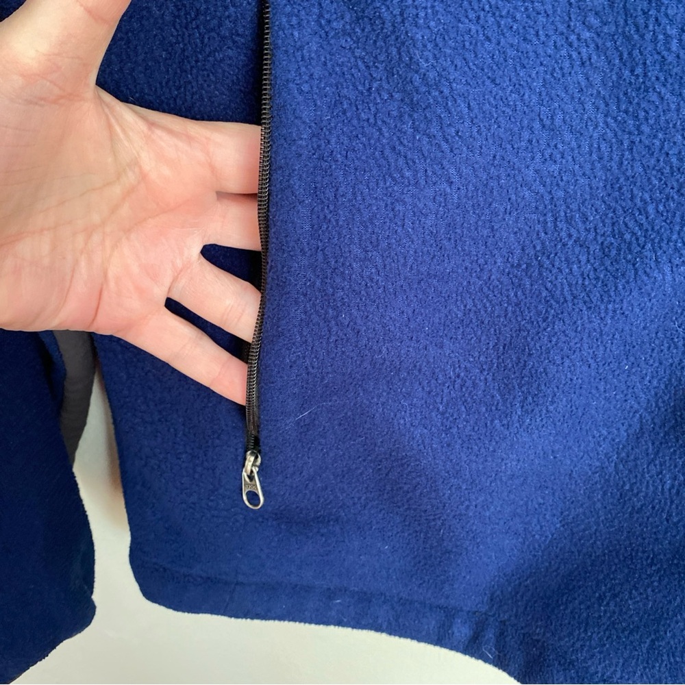 Marmot Men’s Navy Blue Polartec  Fleece Jacket Size XL Full Zip Hiking Pockets - Picture 13 of 14